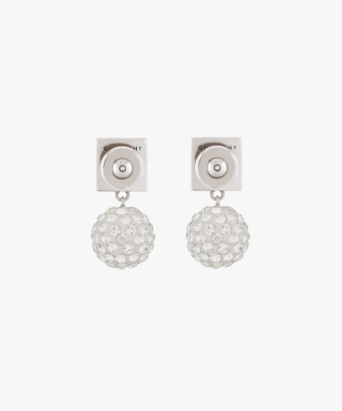 GIVENCHY（ジバンシイ）の「4G CRYSTAL EARRINGS（イヤリング・レディース・シルバー・FREE）」の4枚目の写真