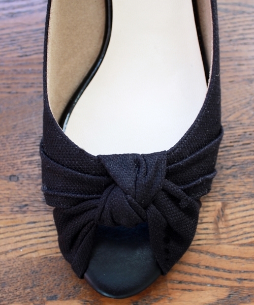 LE TALON（ルタロン）の「◇5.5CMムスビメオープントゥウエッジ（パンプス・レディース・ゴールド/ブラック/グリーン系その他/ネイビー/レッド・37/35.5/35/37.5/38/36/36.5）」の6枚目の写真