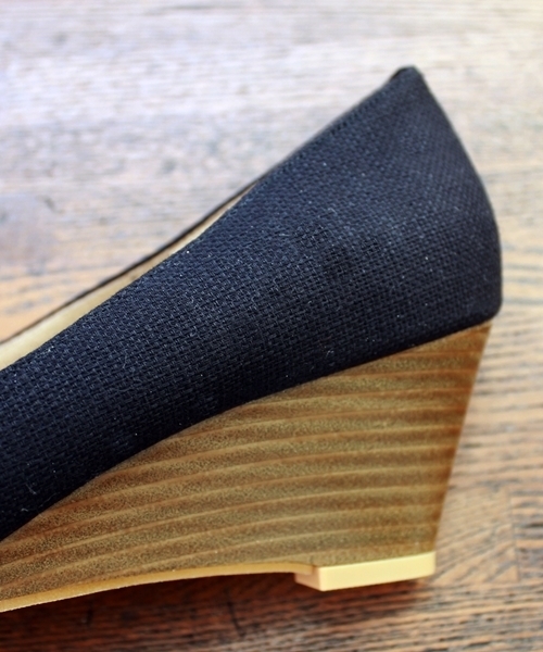 LE TALON（ルタロン）の「◇5.5CMムスビメオープントゥウエッジ（パンプス・レディース・ゴールド/ブラック/グリーン系その他/ネイビー/レッド・37/35.5/35/37.5/38/36/36.5）」の7枚目の写真