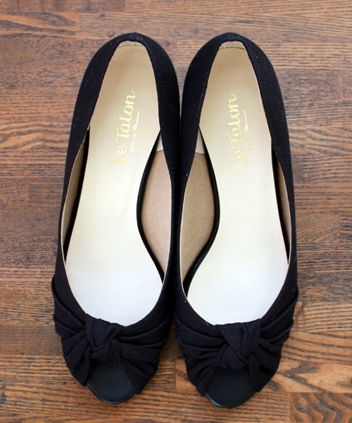 LE TALON（ルタロン）の「◇5.5CMムスビメオープントゥウエッジ（パンプス・レディース・ゴールド/ブラック/グリーン系その他/ネイビー/レッド・37/35.5/35/37.5/38/36/36.5）」の8枚目の写真