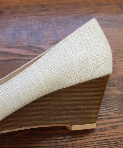 LE TALON（ルタロン）の「◇5.5CMムスビメオープントゥウエッジ（パンプス・レディース・ゴールド/ブラック/グリーン系その他/ネイビー/レッド・37/35.5/35/37.5/38/36/36.5）」の12枚目の写真