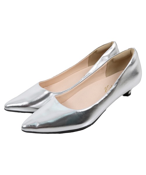 KOBE LETTUCE（コウベレタス）の「走れるパンプス ポインテッドトゥ3cmヒール（パンプス・レディース・シルバー系/グレー/ブラック系1/ブラック/ベージュ/グレイッシュベージュ/ベージュ系1/レオパード/ブラック系・3L/LL/M/L/S/XS）」の17枚目の写真