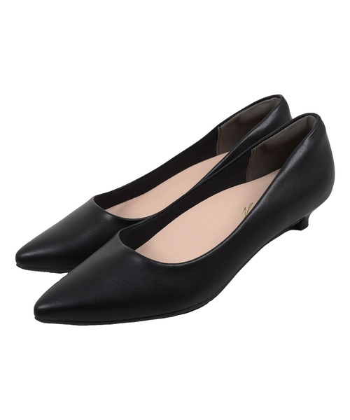 KOBE LETTUCE（コウベレタス）の「走れるパンプス ポインテッドトゥ3cmヒール（パンプス・レディース・シルバー系/グレー/ブラック系1/ブラック/ベージュ/グレイッシュベージュ/ベージュ系1/レオパード/ブラック系・3L/LL/M/L/S/XS）」の10枚目の写真