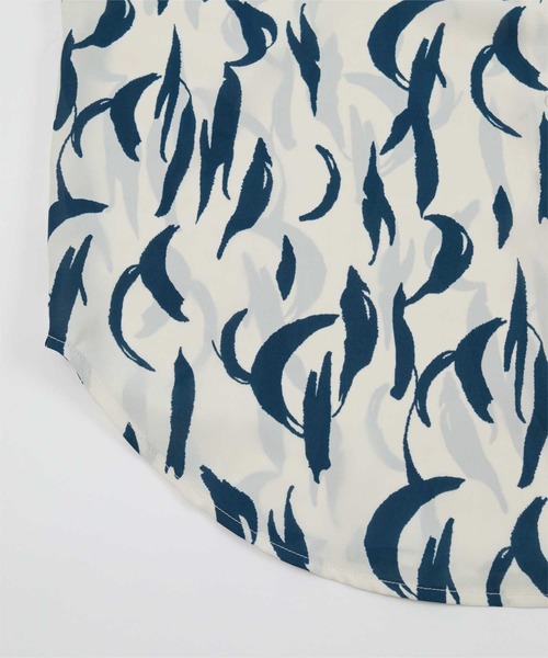 miette（ミエット）の「プリントハイネックシャツ（シャツ/ブラウス・レディース・オフホワイト/ブラック/グリーン系その他/ピンク・FREE）」の10枚目の写真