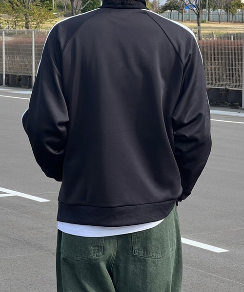 kutir（クティール）の「パイピング配色トラックジャケット（ブルゾン・メンズ・グリーン/ブラック/オフホワイト・LARGE/MEDIUM）」の7枚目の写真