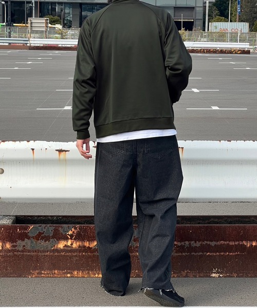 kutir（クティール）の「パイピング配色トラックジャケット（ブルゾン・メンズ・グリーン/ブラック/オフホワイト・LARGE/MEDIUM）」の21枚目の写真