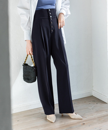 Noble（ノーブル）の「フロントオープンスラックスパンツ（スラックス・レディース）」