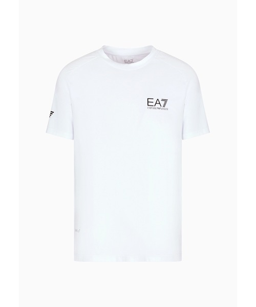 EMPORIO ARMANI EA7（エンポリオアルマーニイーエーセブン）の「【エンポリオ アルマーニ EA7】Tennis Pro パデルTシャツ VENTUS7テクニカルファブリック（Tシャツ/カットソー・メンズ・ブラック/ホワイト/ブルー・LARGE/MEDIUM/SMALL/X-LARGE/X-SMALL/XX-LARGE）」の10枚目の写真