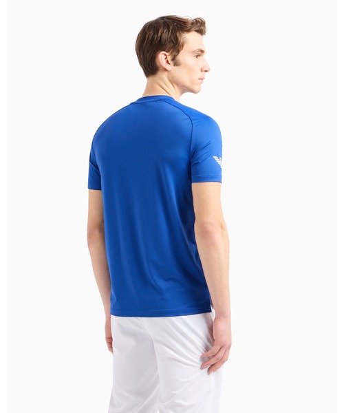 EMPORIO ARMANI EA7（エンポリオアルマーニイーエーセブン）の「【エンポリオ アルマーニ EA7】Tennis Pro パデルTシャツ VENTUS7テクニカルファブリック（Tシャツ/カットソー・メンズ・ブラック/ホワイト/ブルー・LARGE/MEDIUM/SMALL/X-LARGE/X-SMALL/XX-LARGE）」の13枚目の写真