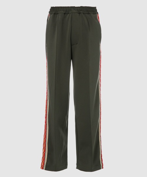 SASQUATCHfabrix.（サスクワァッチファブリックス）の「LACE TAPE TRACK PANTS（その他パンツ・メンズ・ネイビー/ベージュ系その他/カーキ・M/L/XL）」の3枚目の写真