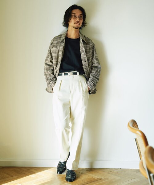 EDIFICE(エディフィス)の「【DEVEAUX / デヴォー】バスケット チェック トラッカー ジャケット(ブルゾン・メンズ・ブラウン系その他/ブラック/アイボリー/ブルー・MEDIUM/LARGE)」の7枚目の写真