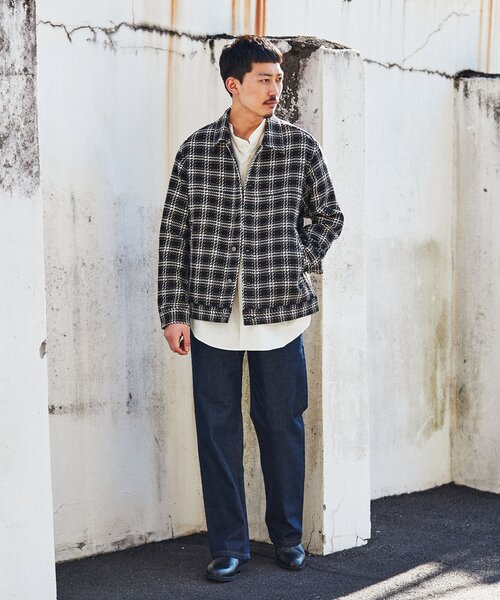 【ÉDIFICE】トリコロールチェック ジャケット EDIFICE（エディフィス）の「【DEVEAUX / デヴォー】バスケット