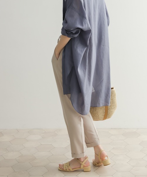 URBAN RESEARCH DOORS（アーバンリサーチドアーズ）の「ストレッチテーパードイージーパンツ（その他パンツ・レディース・ライトベージュ/ライトブルー/ブラック・X-SMALL/SMALL/MEDIUM）」の19枚目の写真