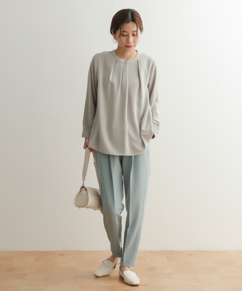 URBAN RESEARCH DOORS（アーバンリサーチドアーズ）の「ストレッチテーパードイージーパンツ（その他パンツ・レディース・ライトベージュ/ライトブルー/ブラック・X-SMALL/SMALL/MEDIUM）」の10枚目の写真