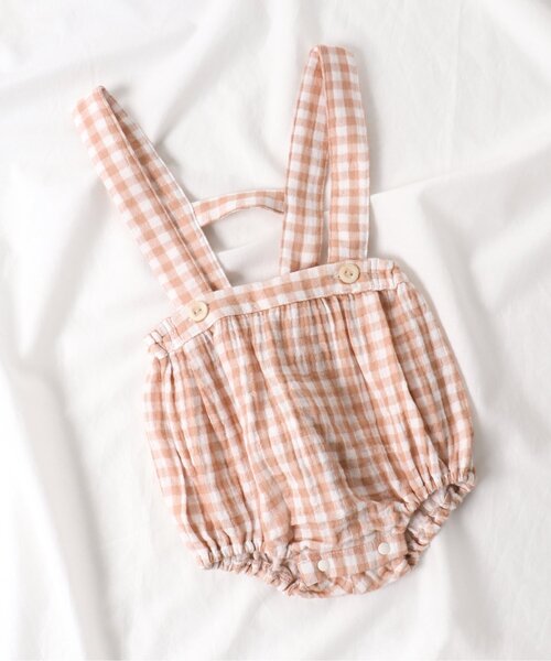 apres les cours(アプレレクール)の「3柄サスペンダー付きブルマ(その他ベビーウェア・キッズ・グレー/アイボリー/ベージュ・80)」の1枚目の写真