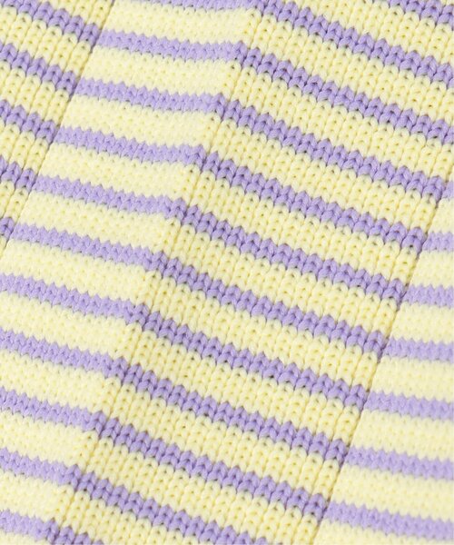 VENCEEXCHANGE（ヴァンスエクスチェンジ）の「配色プリーツボーダートート（トートバッグ・レディース・イエロー/グリーン/ピンク/ブルー・FREE）」の22枚目の写真