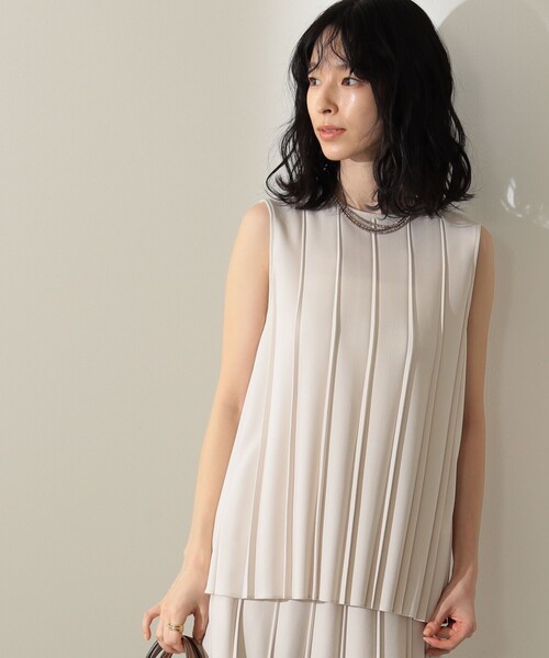 「Demi-Luxe BEAMS」 ノースリーブブラウス ONE SIZE ブラック レディース Demi-Luxe BEAMS 「Demi-Luxe BEAMS」 ノースリーブブラウス ONE