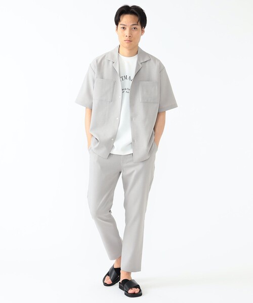 BEAMS HEART（ビームスハート）の「BEAMS HEART / ポリツイル オープンカラー シャツ（シャツ/ブラウス・メンズ・オリーブ/グレイッシュベージュ・SMALL/MEDIUM/LARGE）」の13枚目の写真