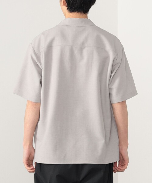 BEAMS HEART（ビームスハート）の「BEAMS HEART / ポリツイル オープンカラー シャツ（シャツ/ブラウス・メンズ・オリーブ/グレイッシュベージュ・SMALL/MEDIUM/LARGE）」の10枚目の写真