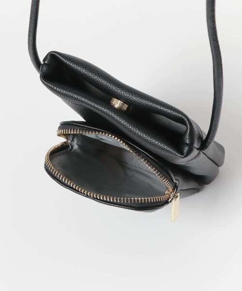 RODE SKO（ロデスコ）の「ミニセンターラインショルダーバッグ（ショルダーバッグ・レディース・ベージュ/ブラック/オフホワイト・ONE）」の21枚目の写真