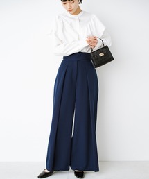 haco! | 頑張りすぎないでねって伝えたい　すっきりウエストベルトパンツ(その他パンツ)