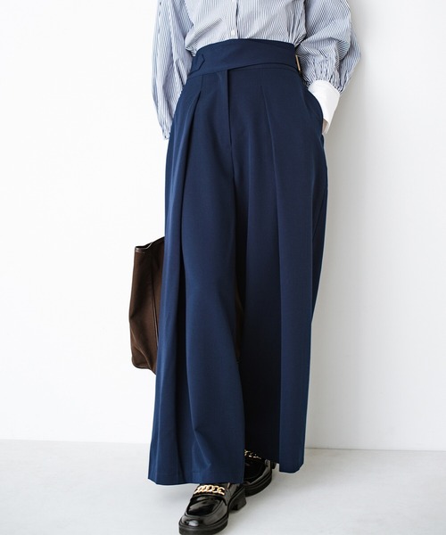 haco!(ハコ)の「頑張りすぎないでねって伝えたい すっきりウエストベルトパンツ(その他パンツ・レディース・ネイビー/ライトカーキ・X-LARGE/SMALL/MEDIUM/LARGE)」の17枚目の写真