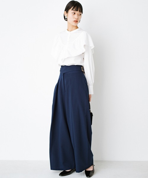 haco!(ハコ)の「頑張りすぎないでねって伝えたい すっきりウエストベルトパンツ(その他パンツ・レディース・ネイビー/ライトカーキ・X-LARGE/SMALL/MEDIUM/LARGE)」の22枚目の写真