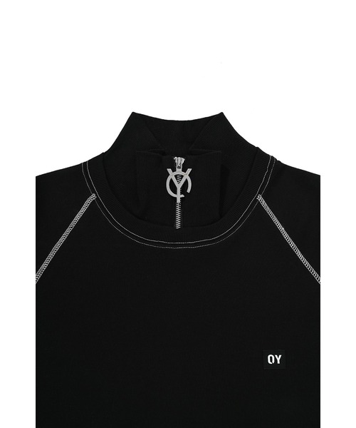 OY（オーワイ）の「『OY/オーワイ』TYPOGRAPHIC LOGO ZIPPER POLA LONG SLEEVE/ロゴジップポラロングスリーブ（Tシャツ/カットソー・メンズ・グレー/ブラック/ホワイト・FREE）」の22枚目の写真