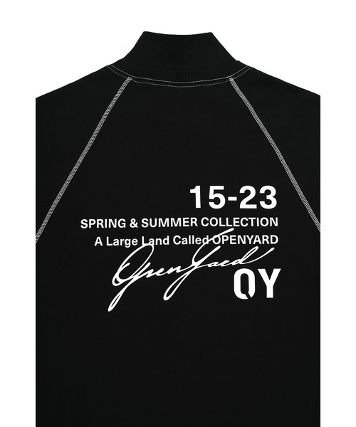 OY（オーワイ）の「『OY/オーワイ』TYPOGRAPHIC LOGO ZIPPER POLA LONG SLEEVE/ロゴジップポラロングスリーブ（Tシャツ/カットソー・メンズ・グレー/ブラック/ホワイト・FREE）」の8枚目の写真
