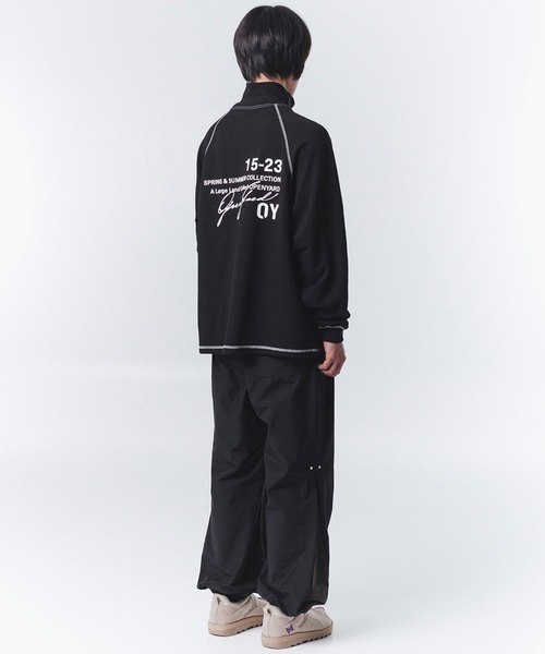 OY（オーワイ）の「『OY/オーワイ』TYPOGRAPHIC LOGO ZIPPER POLA LONG SLEEVE/ロゴジップポラロングスリーブ（Tシャツ/カットソー・メンズ・グレー/ブラック/ホワイト・FREE）」の19枚目の写真