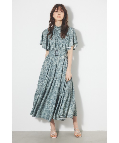 rienda(リエンダ)の「スリットショルダーフレアスリーブワンピース 春服(ワンピース・レディース・ホワイト系その他/ベージュ系その他/グレー系その他/ブラック・SMALL/MEDIUM)」の10枚目の写真