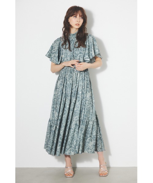 rienda(リエンダ)の「スリットショルダーフレアスリーブワンピース 春服(ワンピース・レディース・ホワイト系その他/ベージュ系その他/グレー系その他/ブラック・SMALL/MEDIUM)」の14枚目の写真