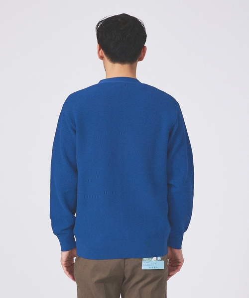 ABAHOUSE GRAY（アバハウスグレイ）の「【アンサンブル対応】メッシュ ニット カーディガン（カーディガン/ボレロ・メンズ・ブラック/グレイッシュベージュ/エメラルド/ブルー・46/48）」の13枚目の写真