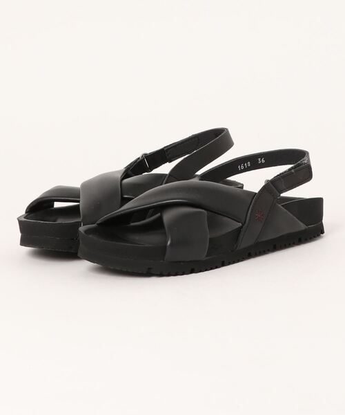 inter-chaussures(インターショシュール)の「【Art】フットベットパフストラップサンダル(E32203)(サンダル・レディース・ライトベージュ/ライトブルー/ブラック・36/37/38/39)」の8枚目の写真