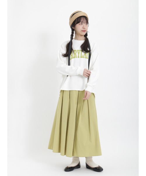 Samansa Mos2(サマンサ モスモス)の「スラブベア天竺ロゴアソートプリントカットソー(Tシャツ/カットソー・レディース・サックスブルー/ダークブラウン/チャコール/オフホワイト・フリ-)」の22枚目の写真