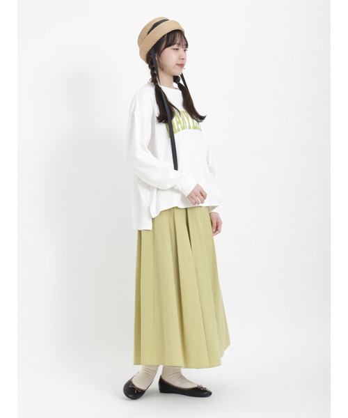 Samansa Mos2(サマンサ モスモス)の「スラブベア天竺ロゴアソートプリントカットソー(Tシャツ/カットソー・レディース・サックスブルー/ダークブラウン/チャコール/オフホワイト・フリ-)」の5枚目の写真