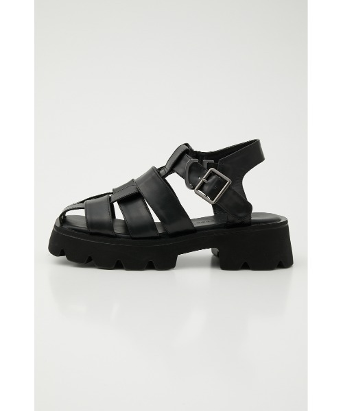 RODEO CROWNS WIDE BOWL（ロデオクラウンズワイドボウル）の「BICOLOR グルカサンダル（サンダル・レディース・イエロー系その他/ブラック・LARGE/MEDIUM）」の8枚目の写真