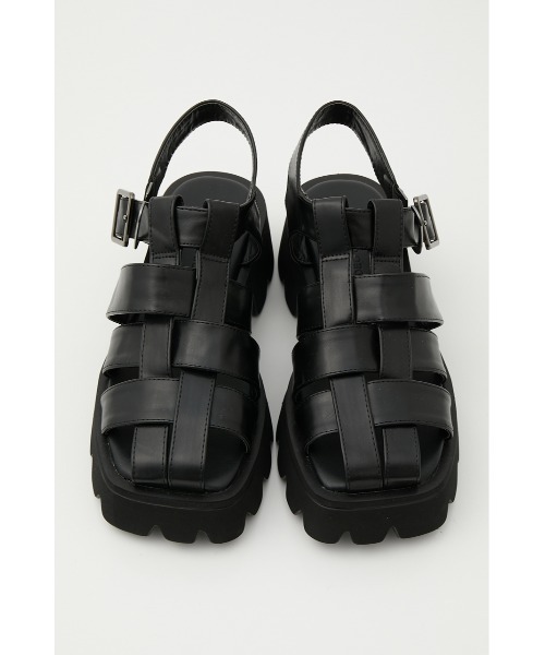 RODEO CROWNS WIDE BOWL（ロデオクラウンズワイドボウル）の「BICOLOR グルカサンダル（サンダル・レディース・イエロー系その他/ブラック・LARGE/MEDIUM）」の14枚目の写真