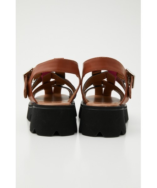 RODEO CROWNS WIDE BOWL（ロデオクラウンズワイドボウル）の「BICOLOR グルカサンダル（サンダル・レディース・イエロー系その他/ブラック・LARGE/MEDIUM）」の7枚目の写真