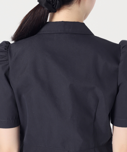 U by SPICK&SPAN（ユーバイスピックアンドスパン）の「パフスリーブオールインワン（つなぎ/オールインワン・レディース・ホワイト系その他/ネイビー・FREE）」の17枚目の写真