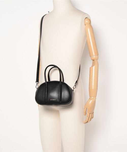 CPCM（シーピーシーエム）の「ラウンド合皮ハンドBAG（ボストンバッグ・レディース・オフホワイト/ブラック/グリーン・FREE）」の7枚目の写真