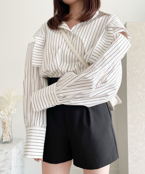 Heather（ヘザー）の「AZATOアソートBIGシャツ　194314（シャツ/ブラウス・レディース・ホワイト系その他/ピンク/イエロー/ブルー・FREE）」の11枚目の写真