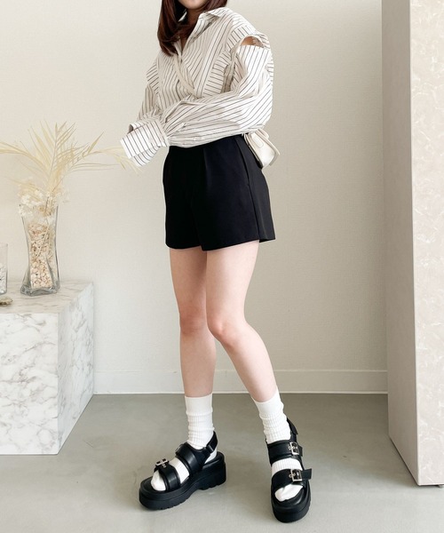 Heather（ヘザー）の「AZATOアソートBIGシャツ　194314（シャツ/ブラウス・レディース・ホワイト系その他/ピンク/イエロー/ブルー・FREE）」の5枚目の写真