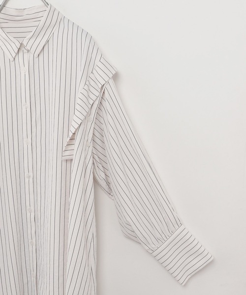 Heather（ヘザー）の「AZATOアソートBIGシャツ　194314（シャツ/ブラウス・レディース・ホワイト系その他/ピンク/イエロー/ブルー・FREE）」の9枚目の写真