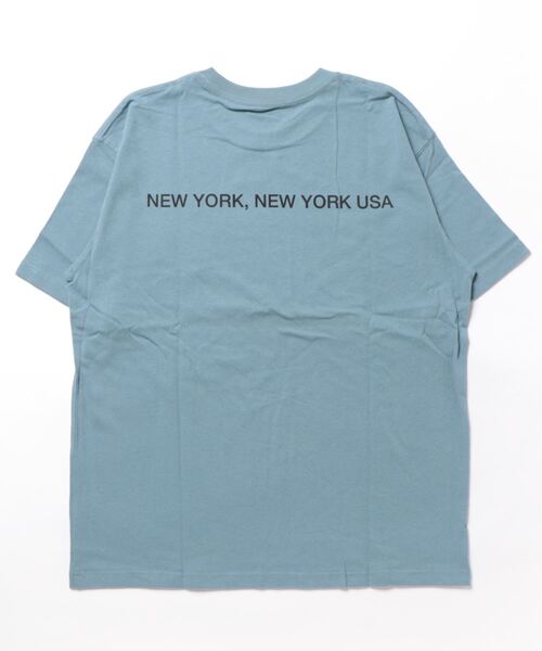 Manhattan Portage（マンハッタンポーテージ）の「Short Sleeve Print T-Shirt（Tシャツ/カットソー・メンズ・ブルー/ホワイト/ラベンダー/チャコール・LARGE/MEDIUM）」の6枚目の写真