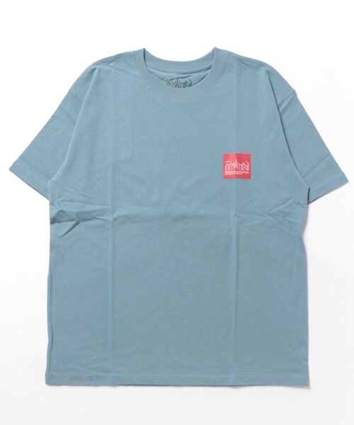 Manhattan Portage（マンハッタンポーテージ）の「Short Sleeve Print T-Shirt（Tシャツ/カットソー・メンズ・ブルー/ホワイト/ラベンダー/チャコール・LARGE/MEDIUM）」の15枚目の写真