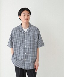BEAMS | BEAMS / ルーズフィット ギンガムチェック オープンカラー シャツ(シャツ/ブラウス)