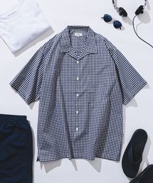 BEAMS | BEAMS / ルーズフィット ギンガムチェック オープンカラー シャツ(シャツ/ブラウス)