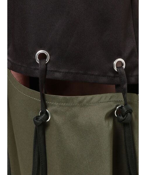 MURUA（ムルーア）の「ハトメラップジャンスカ（ワンピース・レディース・ブラック/グレー・FREE）」の21枚目の写真