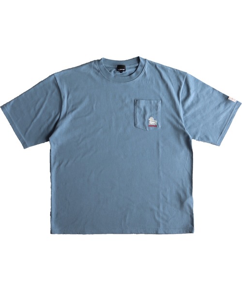 __gram.(スペースグラム)の「ワンポイント刺繍サウナTシャツ(Tシャツ/カットソー・メンズ・ホワイト/ライトグリーン/ミント/ブルー系/ブルー系1/ブルーグレー/ホワイト系/ホワイト系1/ライトグリーン系・M/L)」の21枚目の写真